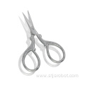 High quality make up beauty stainless steel eyebrow scissors pedicure nails curved scissor